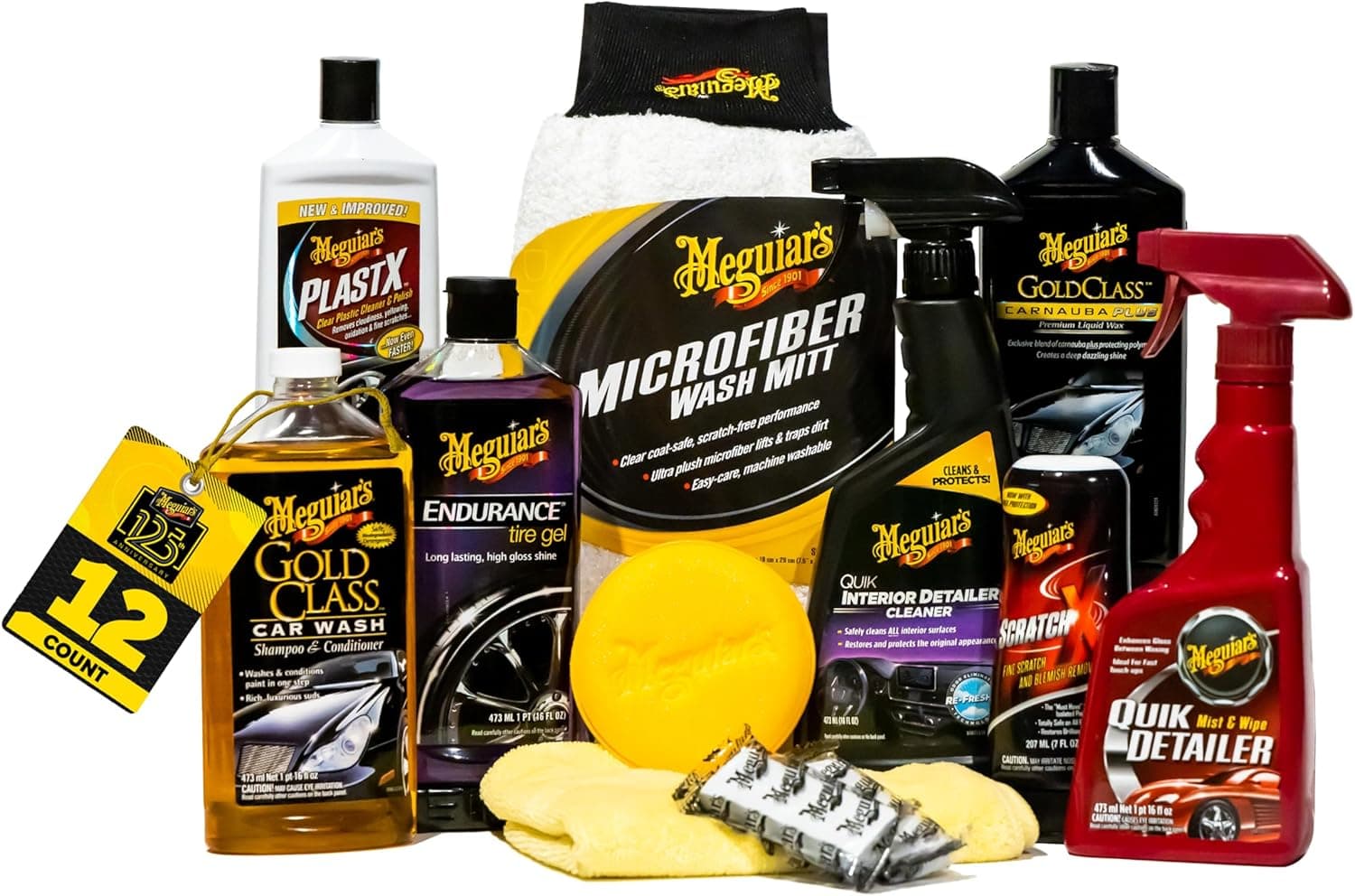 Meguiar's Complete Car Care Kit - Ultimate Car Detailing Kit Interior and Exterior