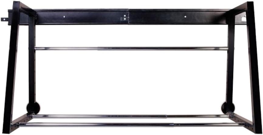 HyLoft 01000 Heavy Duty Adjustable Garage Wall Multi-Tire Rack Storage, Black