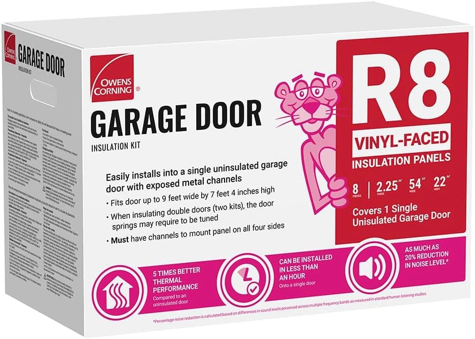 Owens Corning Garage Door Insulation Kit - Double Door