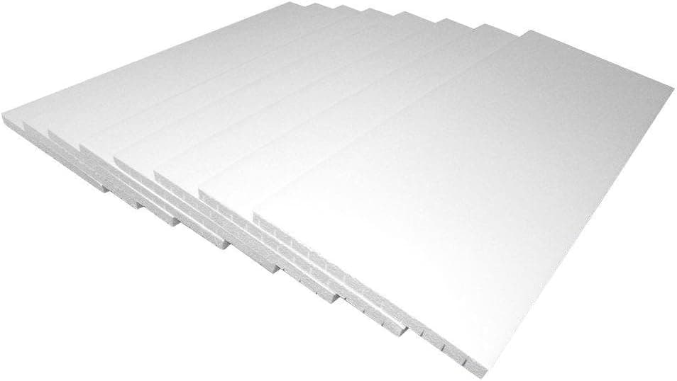 Garage Door Insulation Kit - 8 Foam Panels - Weatherproofing Garage Door Seals
