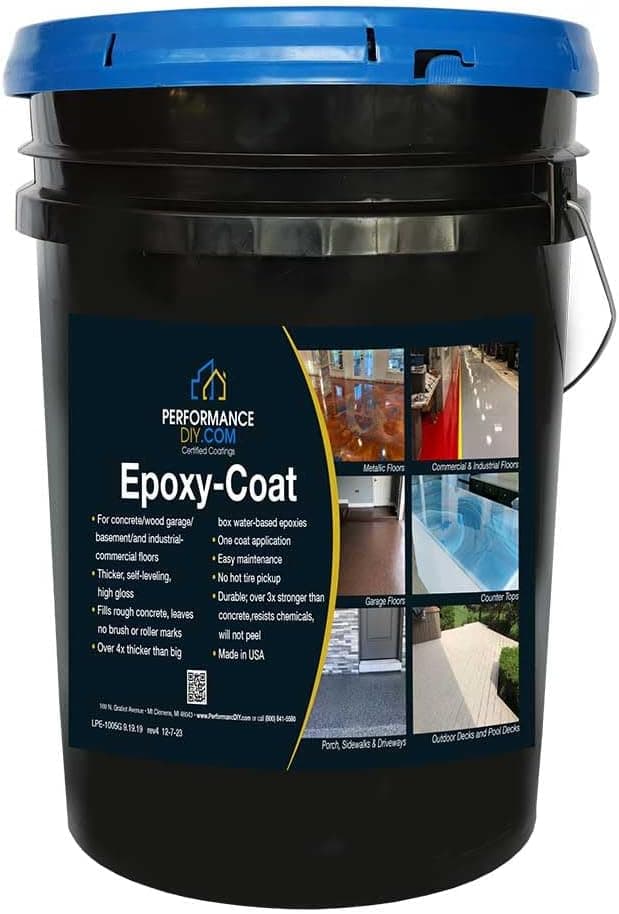 Epoxy Floor Kit Good Full Kit Beige Base with Beige Blend Flake, Covers 500 sq. ft. at 9.7 mils Thickness