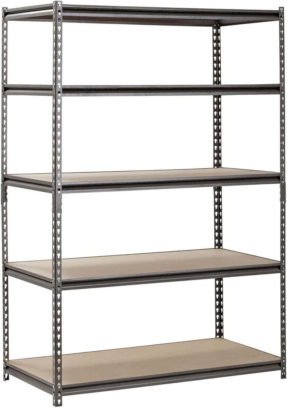 Hardware & Outdoor Heavy Duty Garage Shelf Steel Metal 5 Level Adjustable Shelves 72"H x 48"W x 24"D