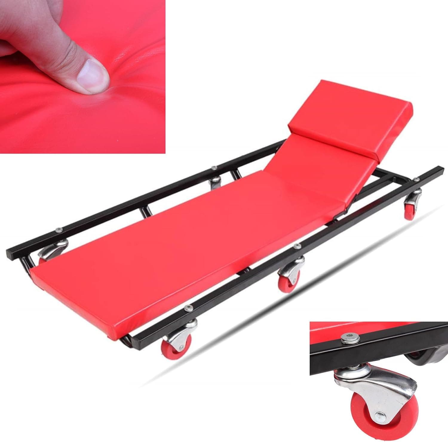 40" Mechanics Creeper Rolling Seat Auto Car Shop Garage Repair Work Tool