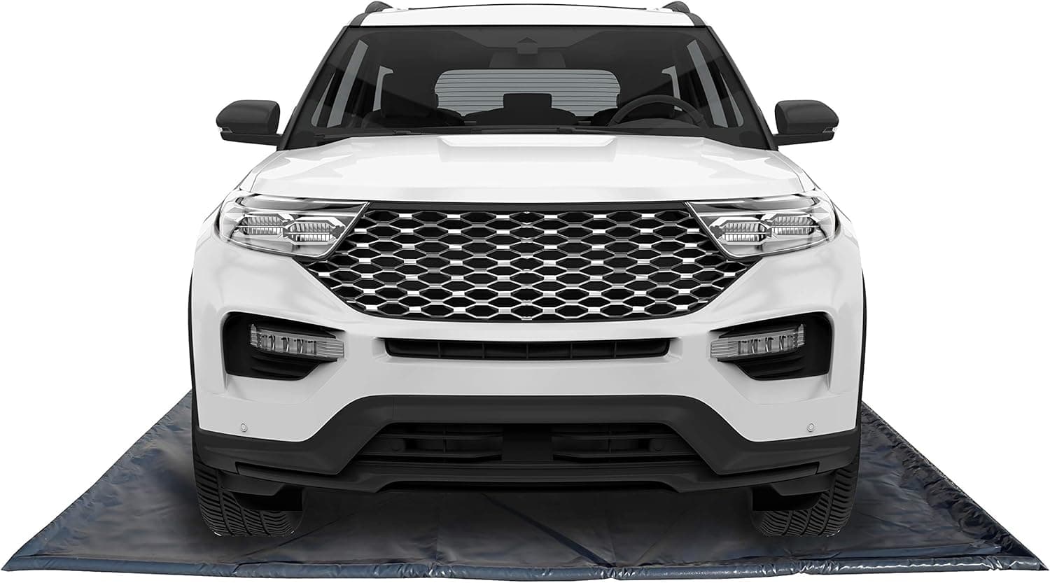 TruContain Containment Mat for Snow Ice Water and Mud - Garage Floor Mat (9x20')
