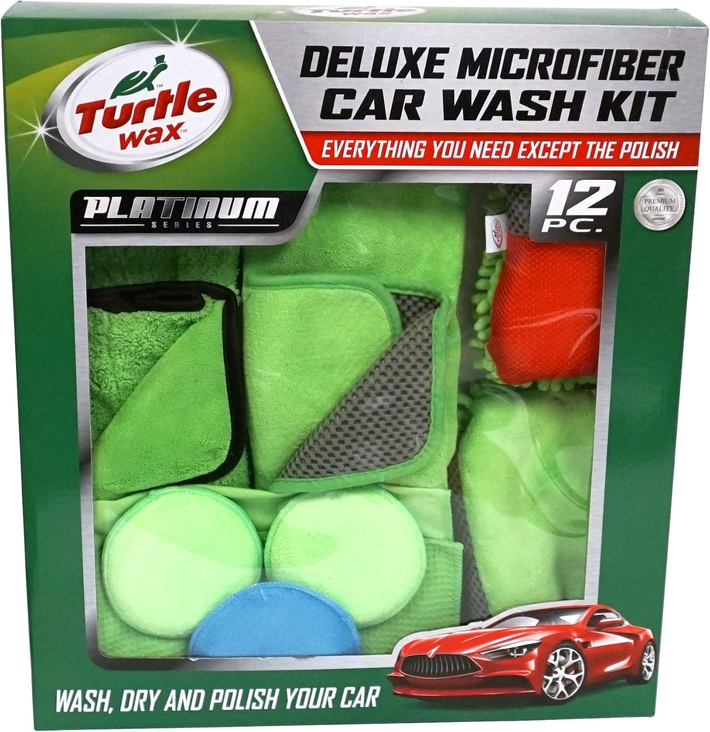 Turtle Wax Platinum 12-Piece Car Wash Pack