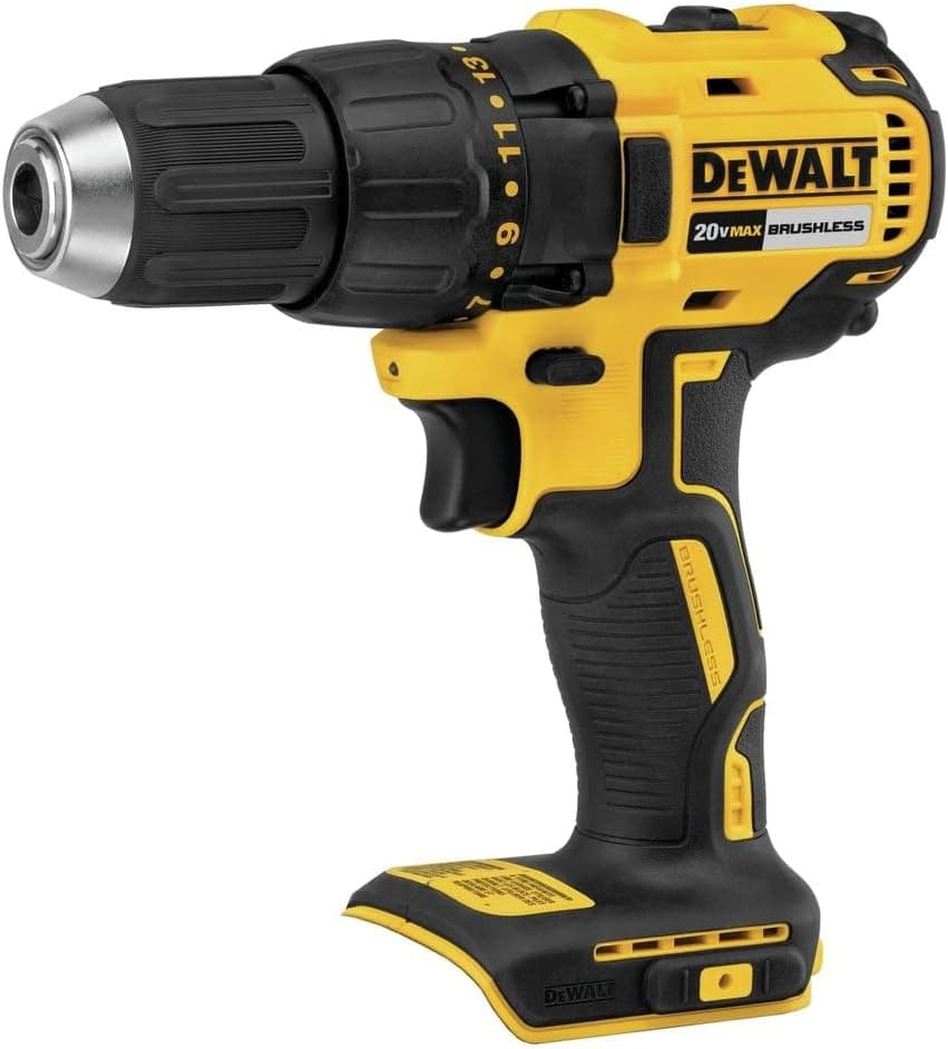 DEWALT 20V MAX Cordless Drill, 1/2-Inch, Tool Only (DCD777B)