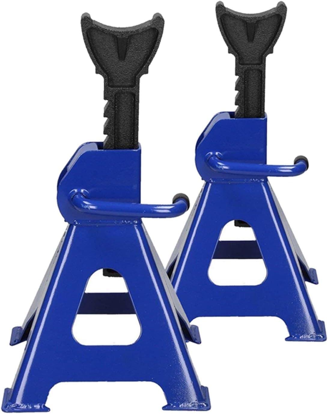 3-Ton Steel Jack Stands Pair Heavy Duty Adjustable Height 11.4-16.9 inch