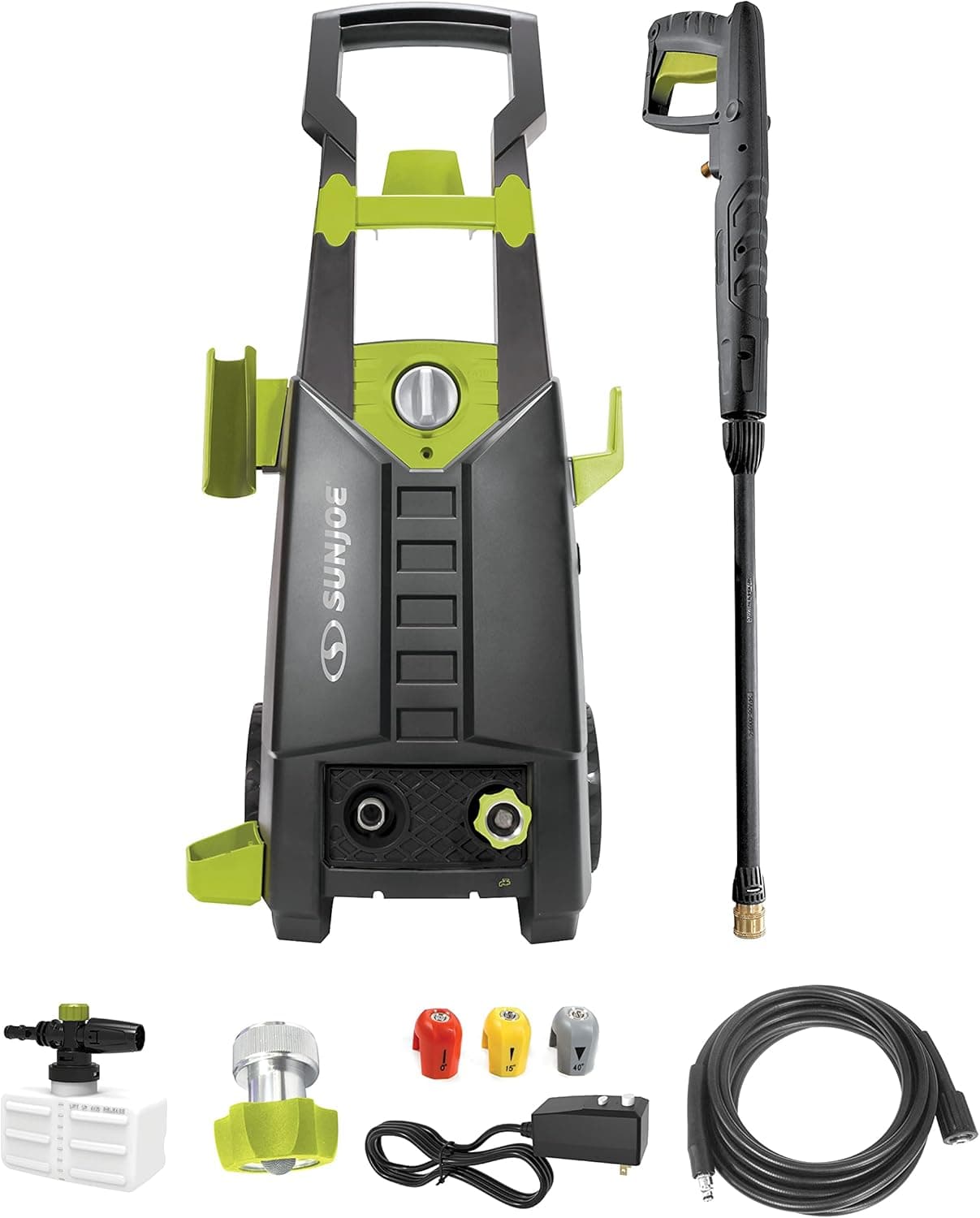 Sun Joe SPX2688-MAX Electric High Pressure Washer with Foam Cannon, Green