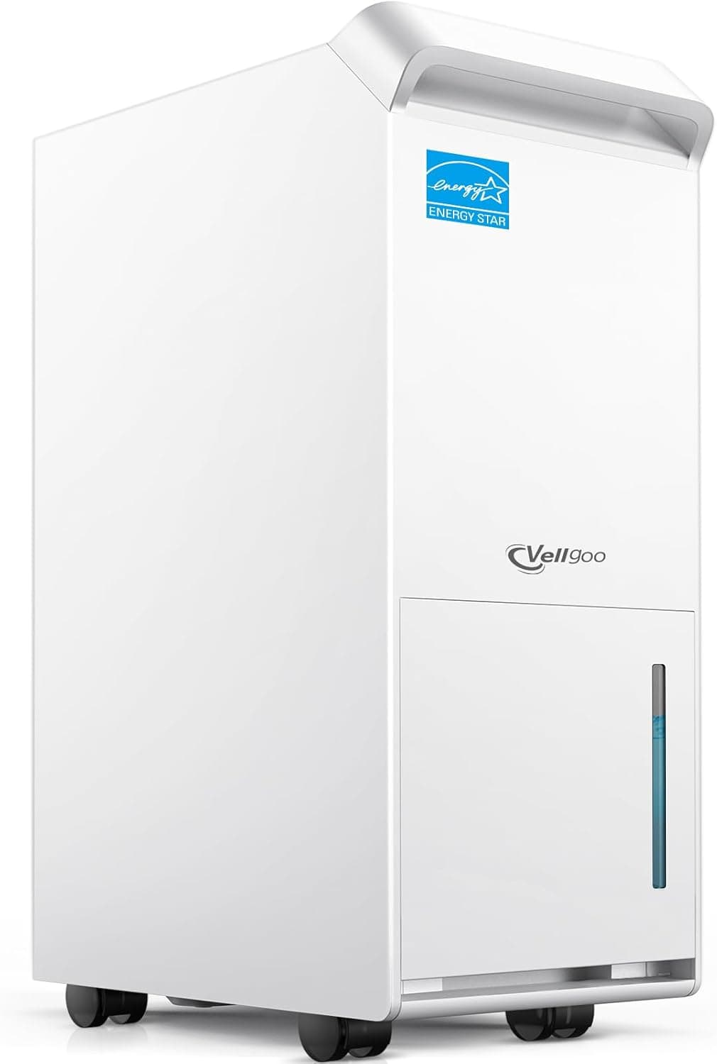 Vellgoo Max 34 Pint/D Dehumidifier for Basement, 3,300 Sq.Ft, Energy Star, with Drain Hose