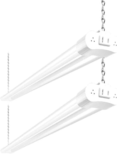 hykolity 4FT Linkable LED Shop Light for Garage,4400LM,5000K Daylight