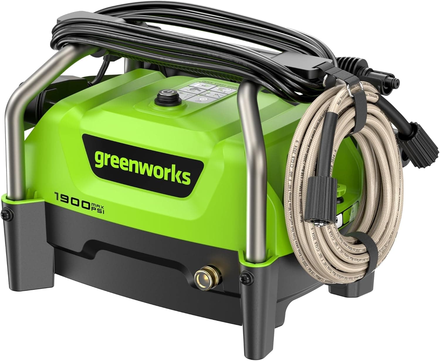 Greenworks 1900 PSI (1.2 GPM Max) Electric Pressure Washer