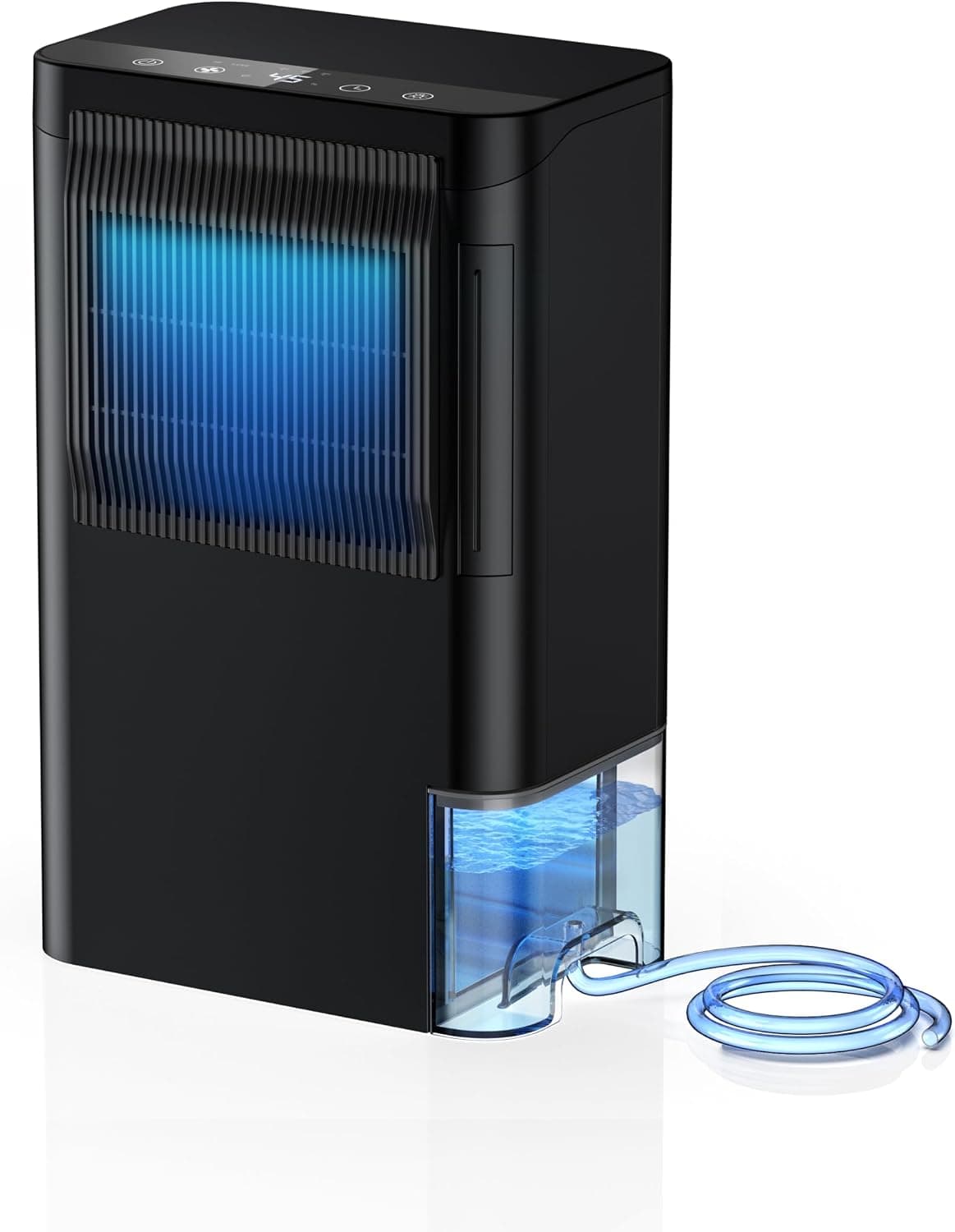 Dehumidifier for Basement, Garage, RV, Works Down to 34F, Covers 1500 Sq Ft, 2.5L Tank, Continuous Drainage