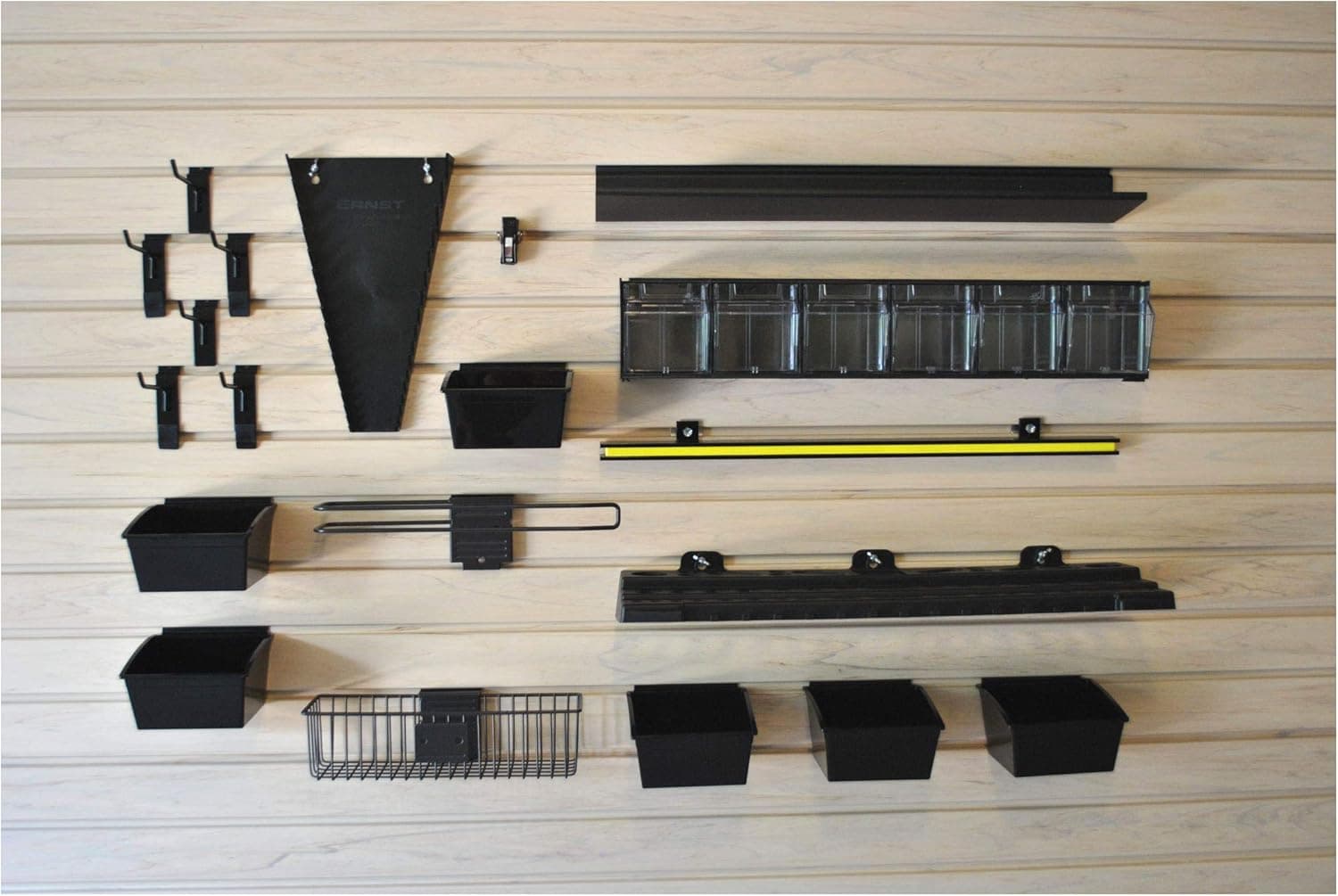 Work Center Kit for Garage Slatwall Panel Tool Organization